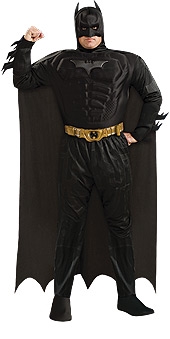 Batman Deluxe Muscle Chest Mens Costume Plus