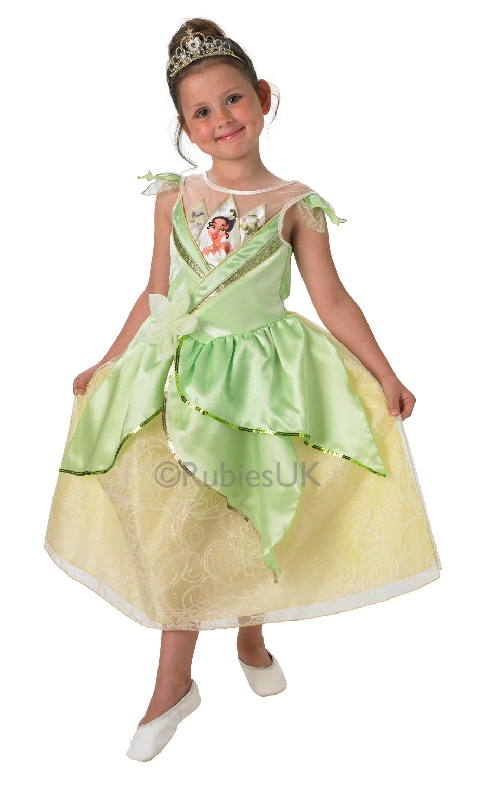 TIANA SHIMMER DELUXE COSTUME, CHILD