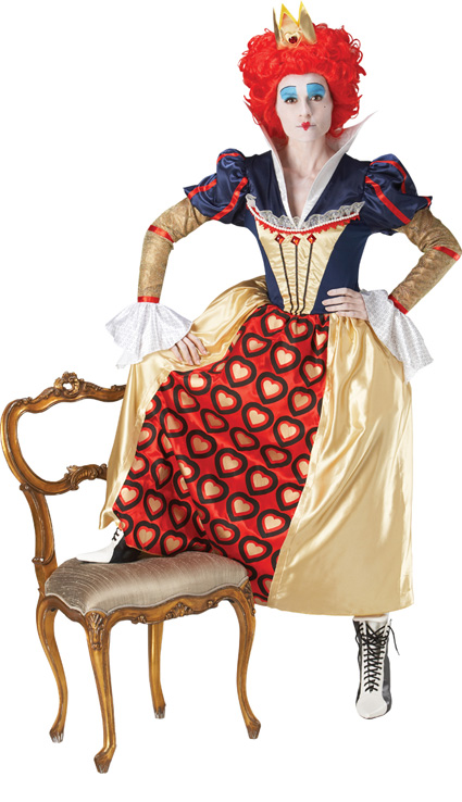 QUEEN OF HEARTS RED ADULT COSTUME